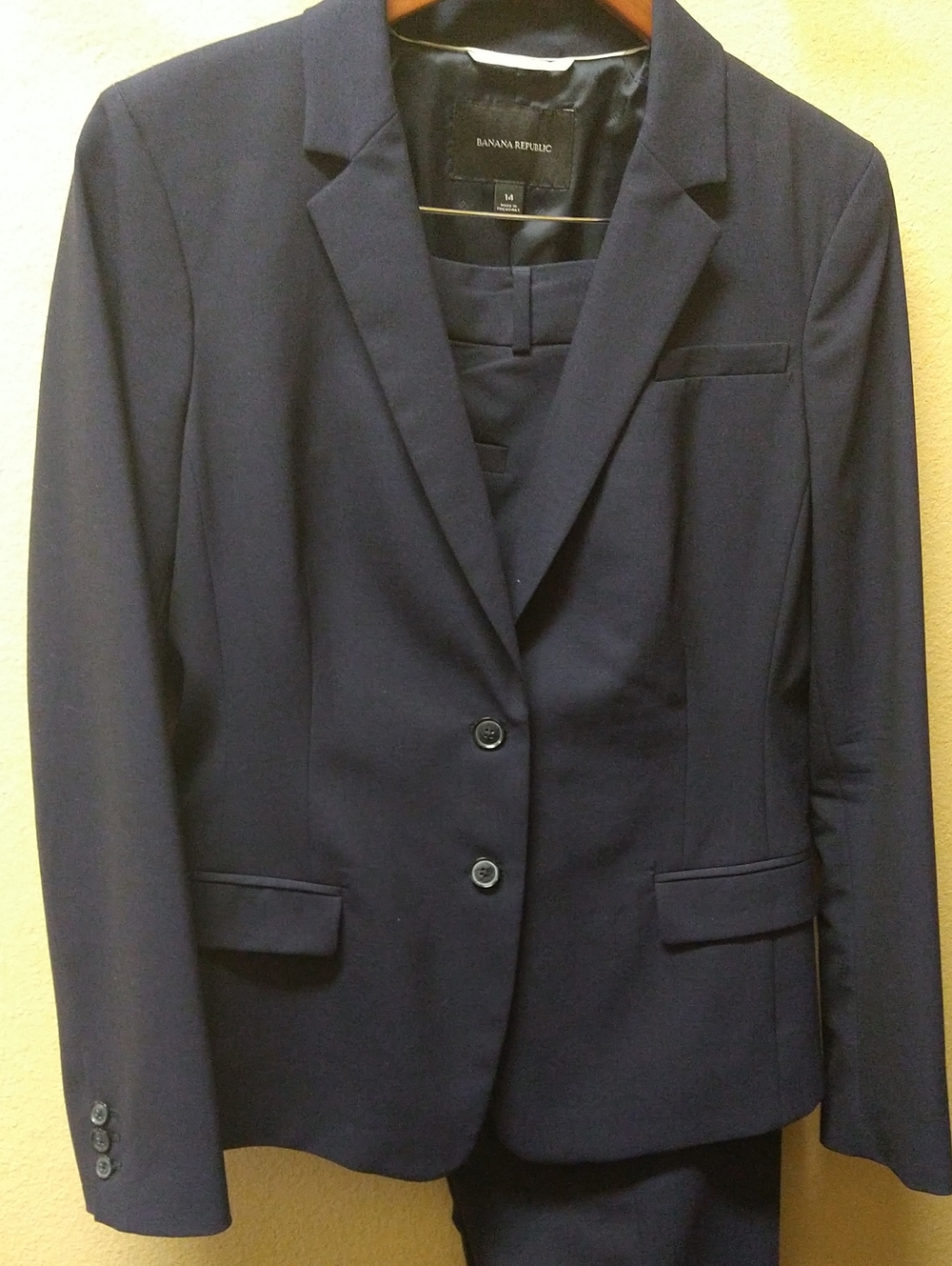 Banana Republic Navy Two-Button Women's Blazer